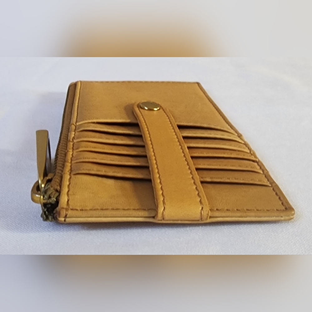 Margot New York Leather Card Case Wallet 12 Card Slot - Picture 9 of 13
